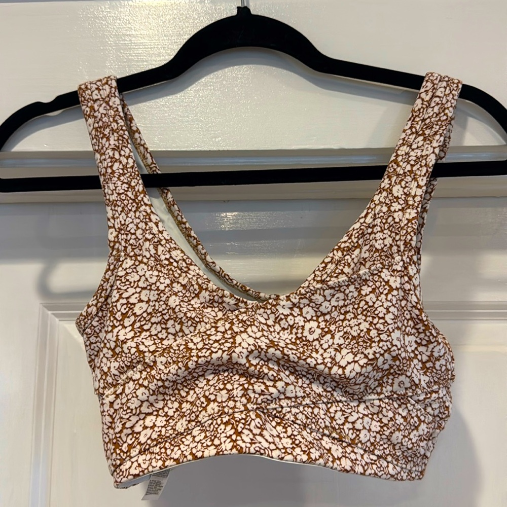 Floral Varley Sports Bra